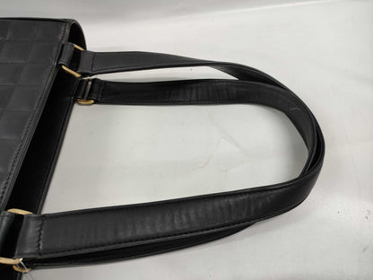 CHANEL Chocobar Lambskin Tote Handbag