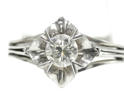 D0.26ct Pt900 5.1g Ring 