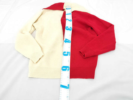GUCCI Sweater/Red and White/M Tops