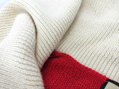 GUCCI Sweater/Red and White/M Tops