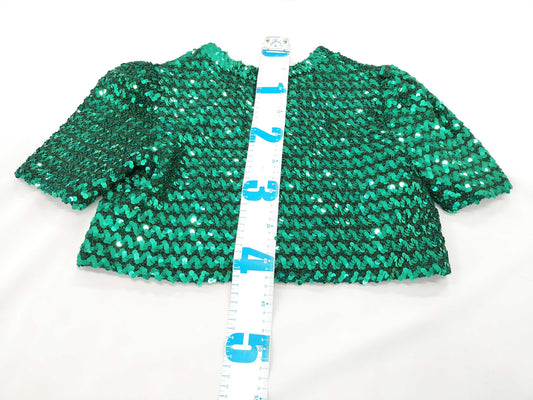 GUCCI Casual Jacket/Green Sequins/M Jacket