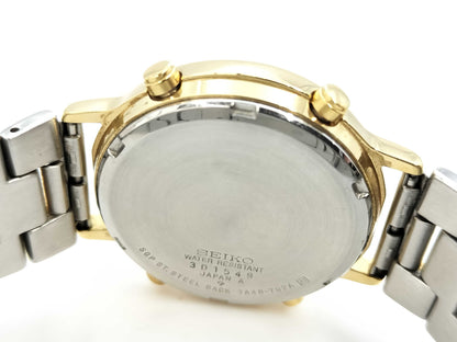 SEIKO Quartz/Moon Phase/7A48-702A Men's Watch