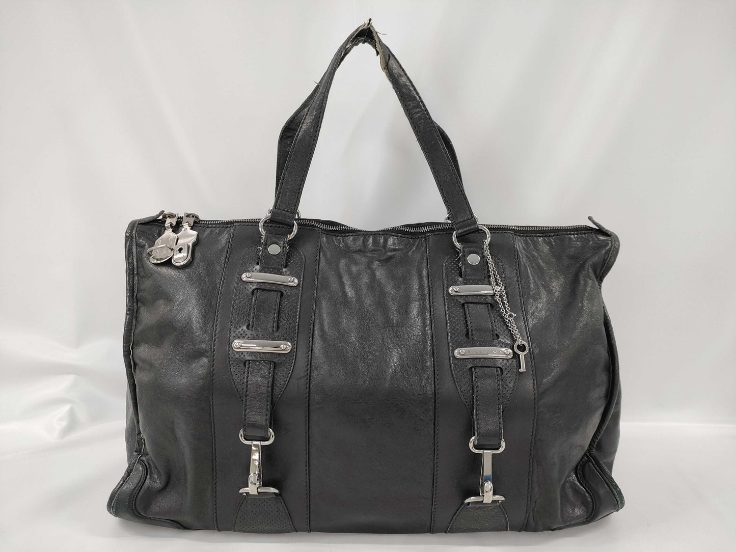 BALENCIAGA 156430.1669/The Box/Handle Junk Tote Bag