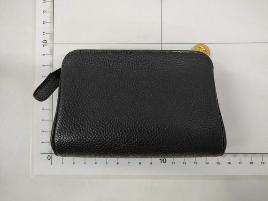 CHANEL Caviar Coin Case, Solid Color