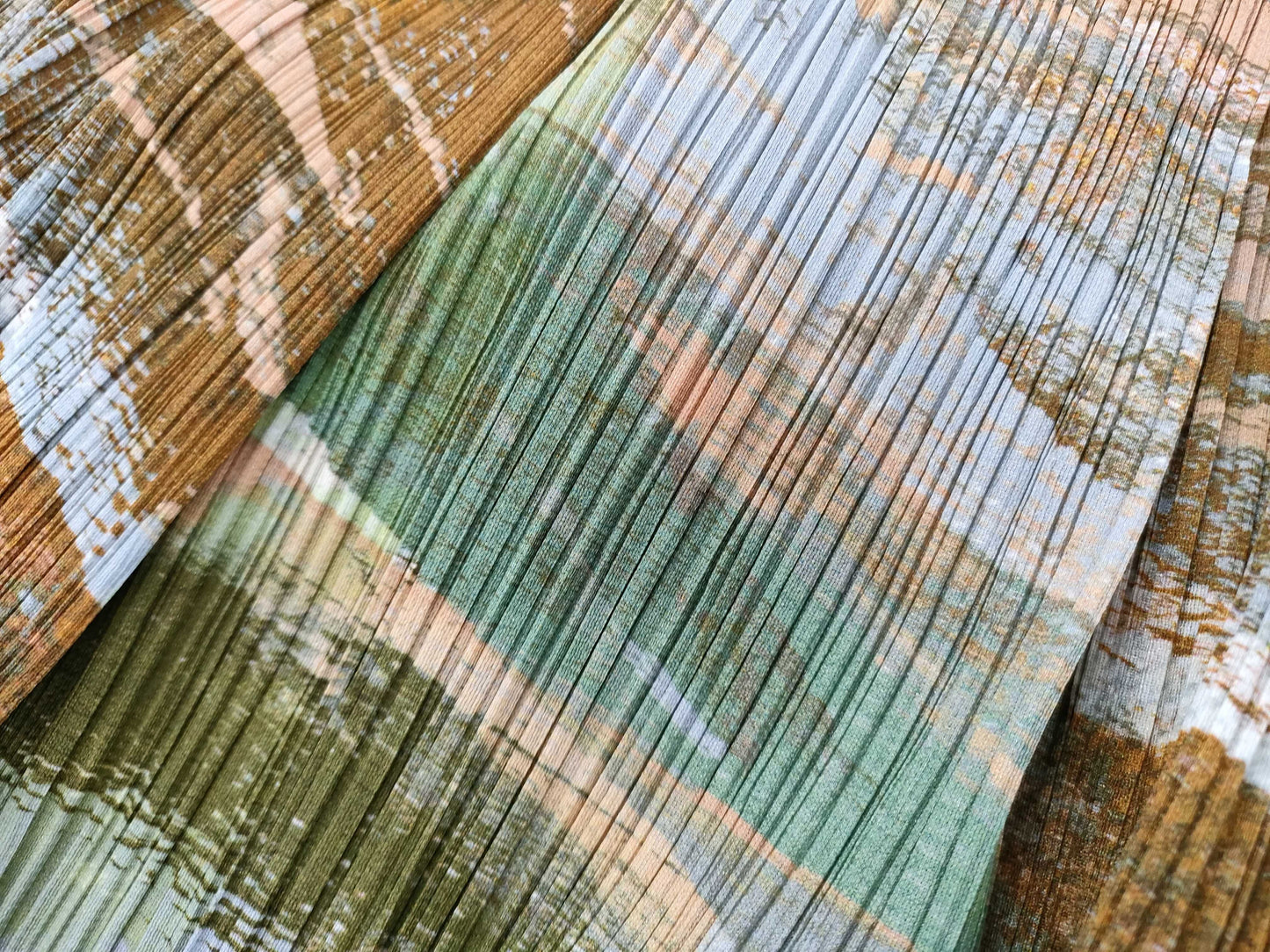 ISSEY MIYAKE Pleats Please Patterned Skirt