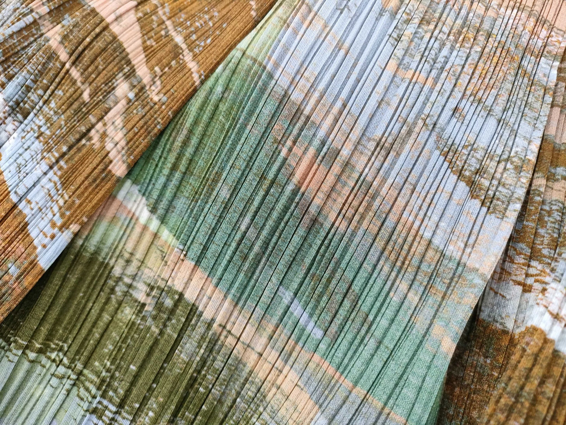 ISSEY MIYAKE Pleats Please Patterned Skirt