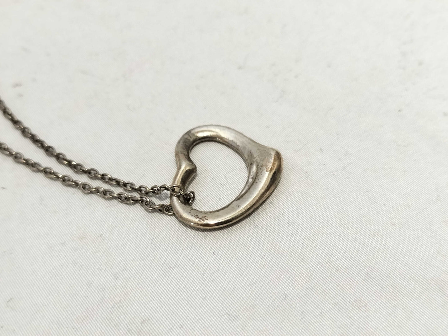 Tiffany & Co. Open Heart Necklace 6.2g