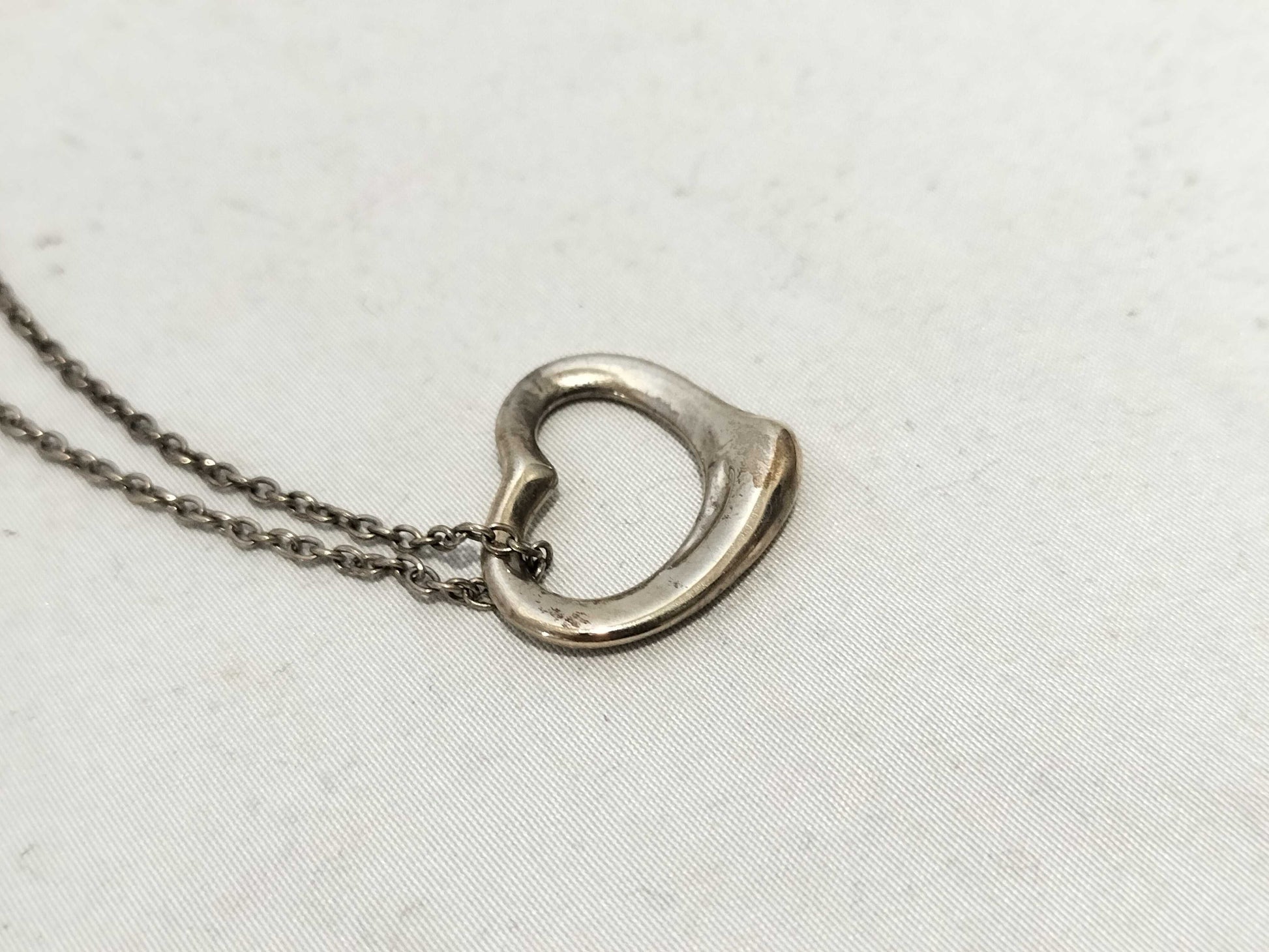 Tiffany & Co. Open Heart Necklace 6.2g