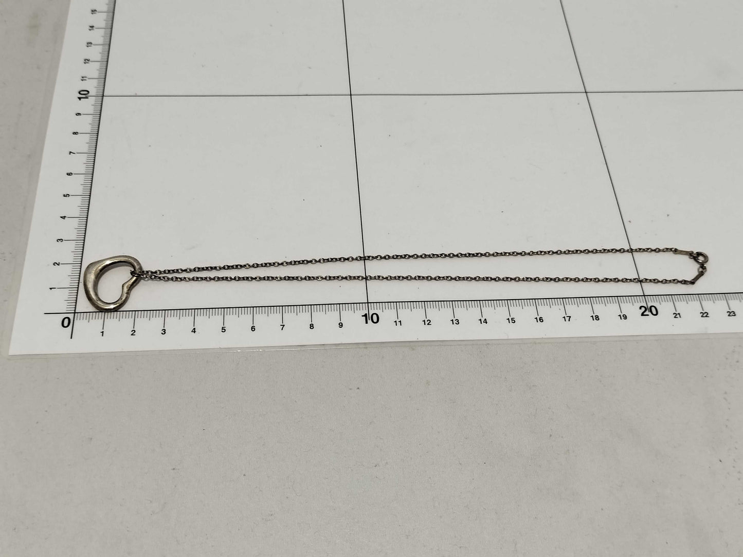 Tiffany & Co. Open Heart Necklace 6.2g