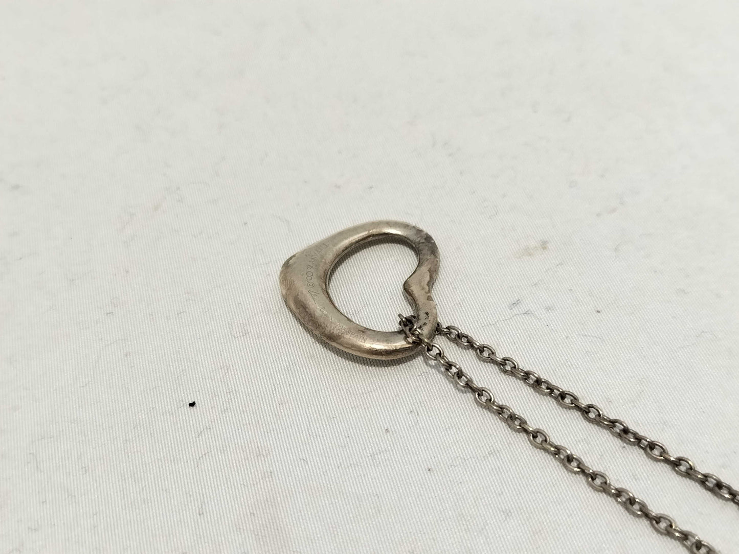 Tiffany & Co. Open Heart Necklace 6.2g