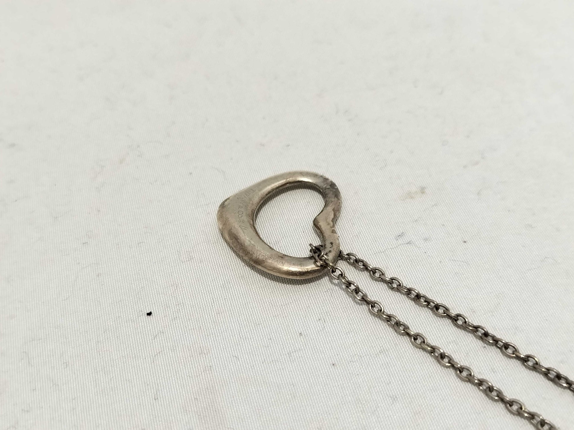 Tiffany & Co. Open Heart Necklace 6.2g