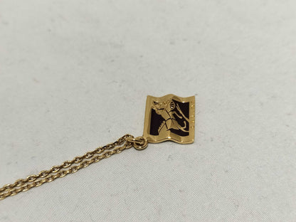 CELINE Carriage Motif Necklace