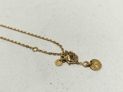 CELINE Carriage Motif Necklace