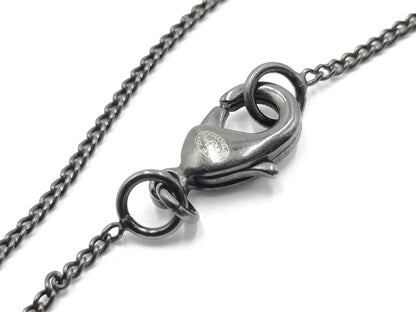 CHANEL 09P 09P Black Coco Necklace Necklace