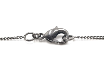 CHANEL 09P 09P Black Coco Necklace Necklace