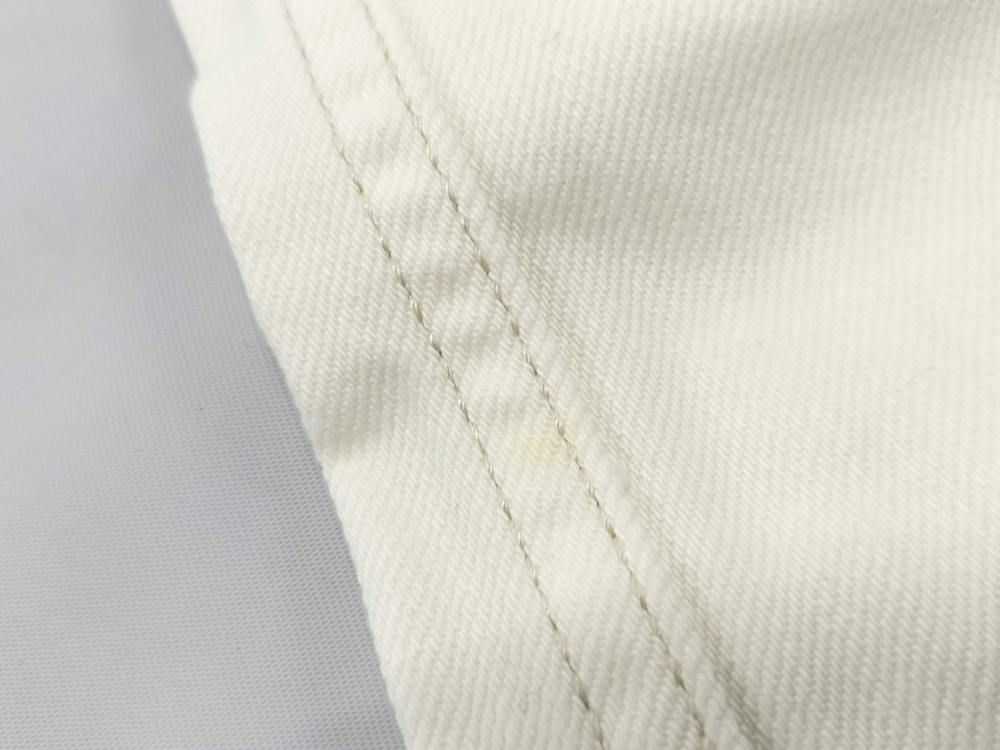 LOUIS VUITTON White Denim Pants