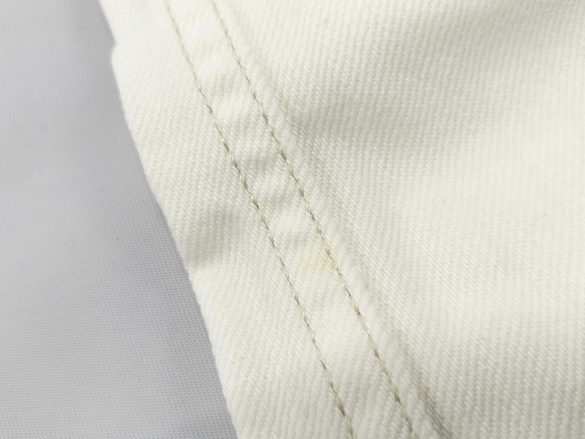 LOUIS VUITTON White Denim Pants
