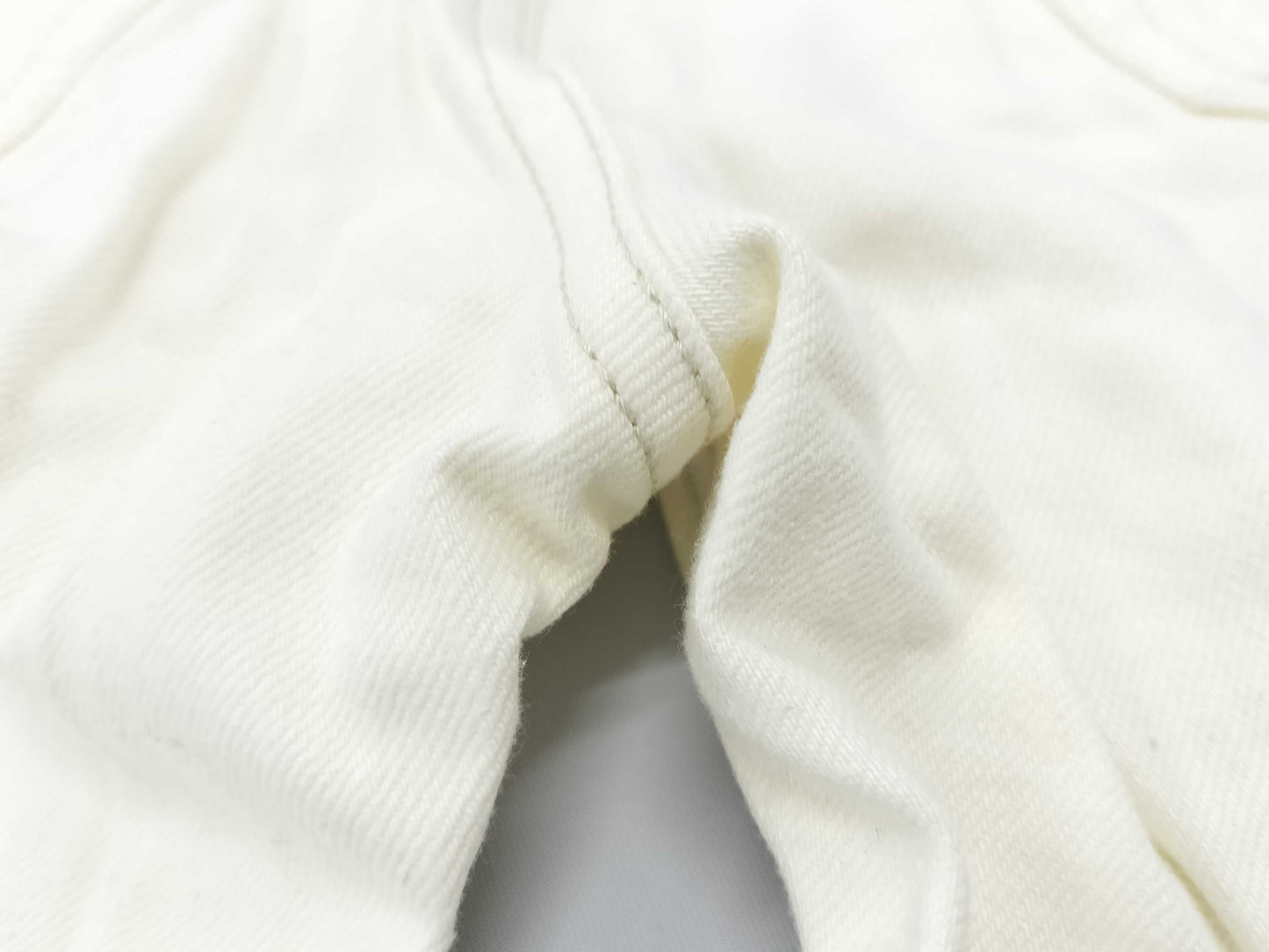LOUIS VUITTON White Denim Pants