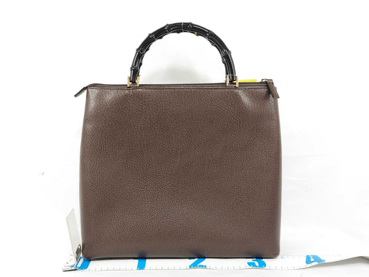 GUCCI Bamboo 5050 Brown Handbag