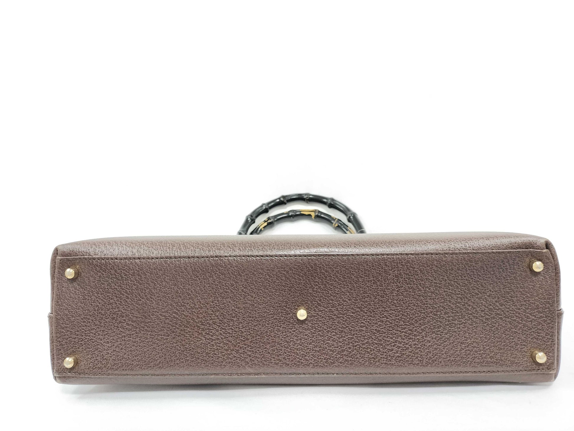 GUCCI Bamboo 5050 Brown Handbag