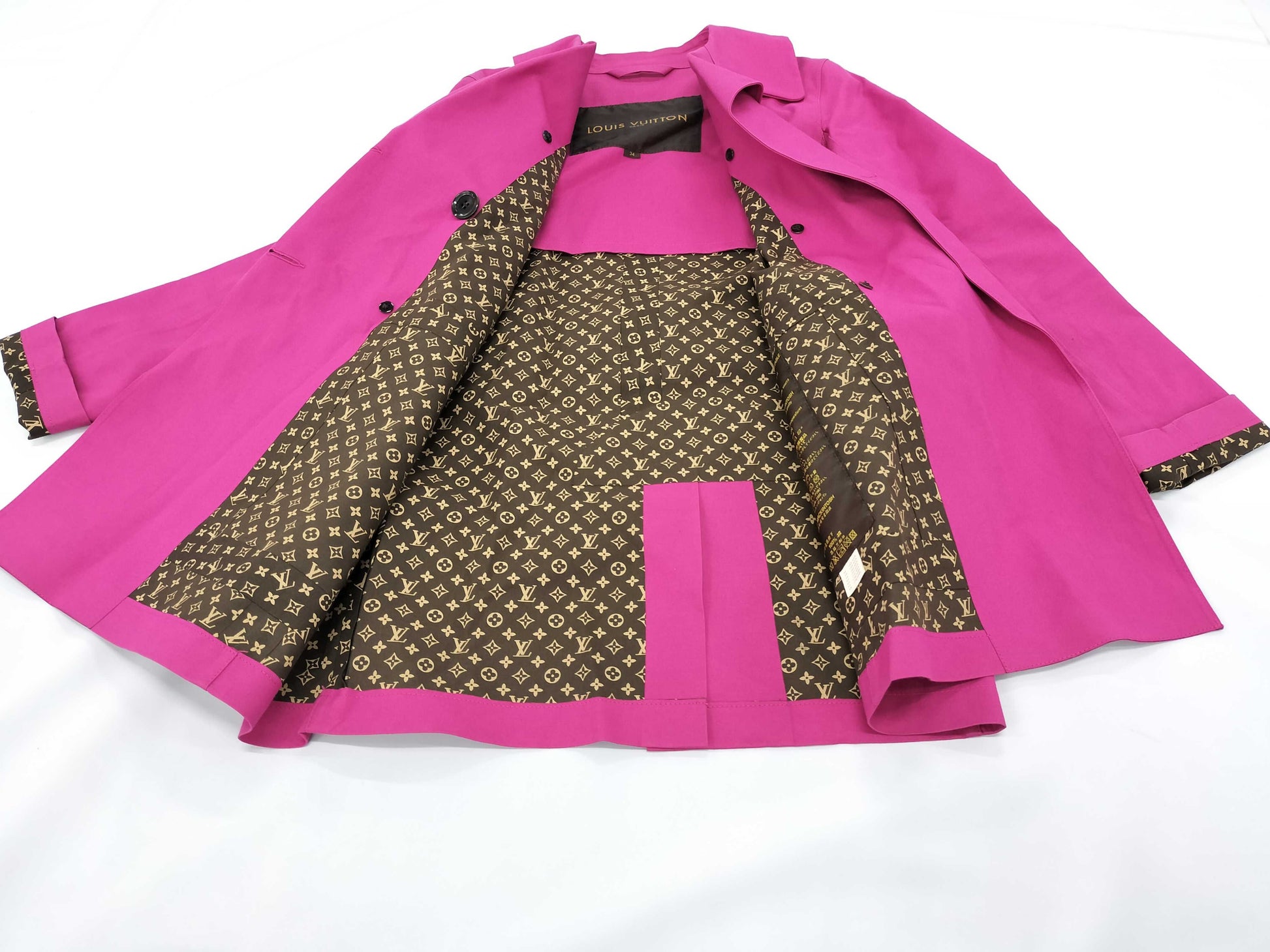 LOUIS VUITTON Mackintosh Trench Coat Mono Coat