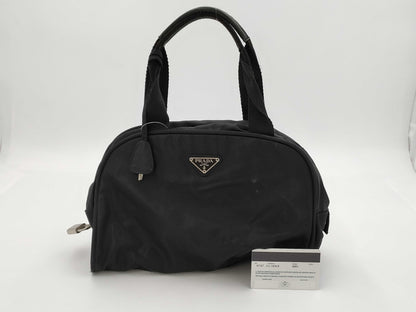 PRADA Nylon B7567 Black Handbag