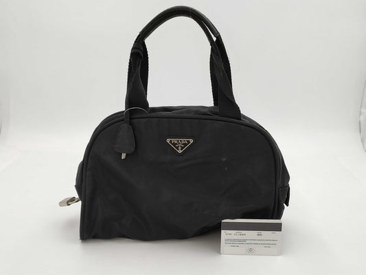 PRADA Nylon B7567 Black Handbag