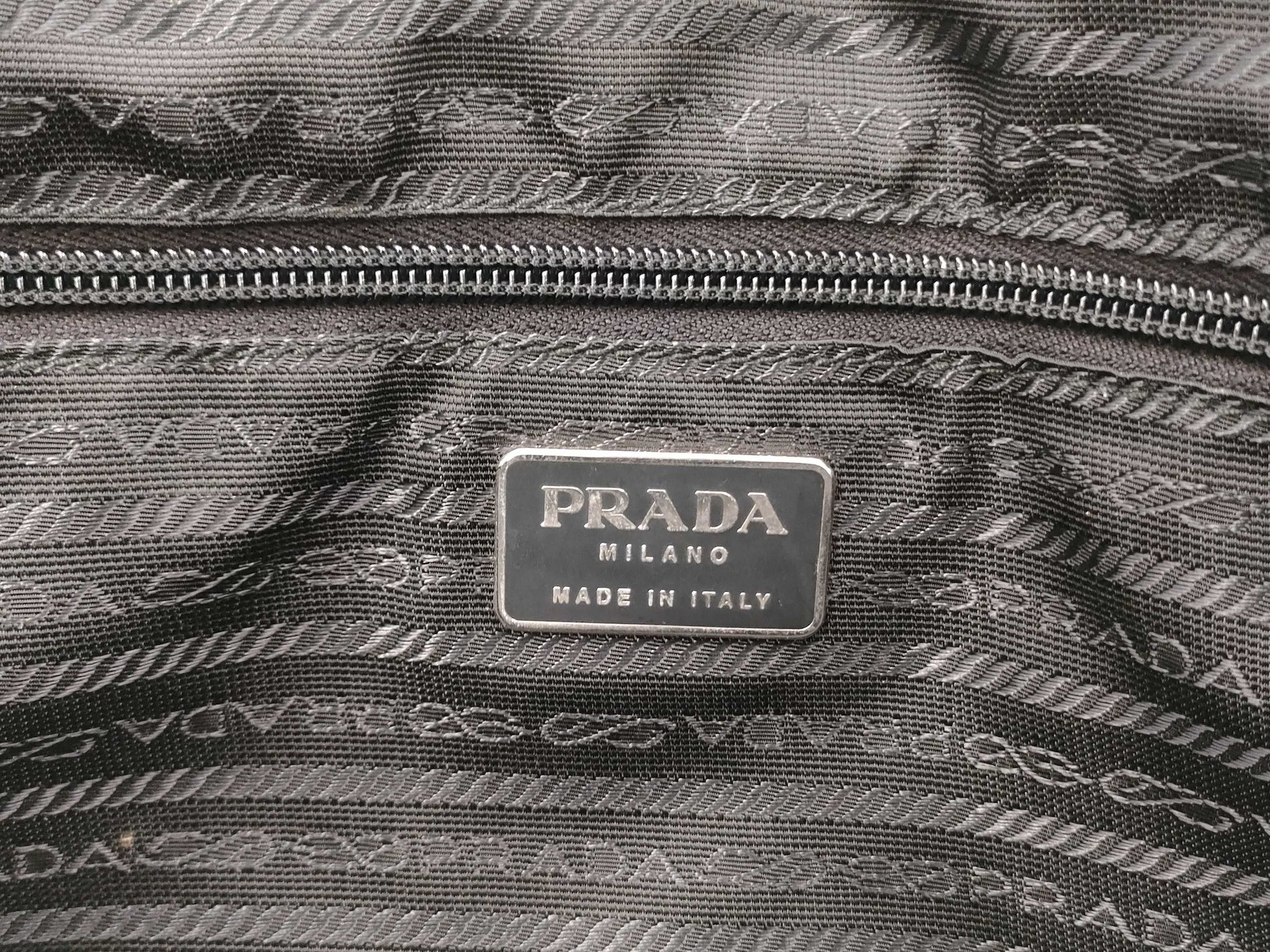 PRADA Nylon B7567 Black Handbag