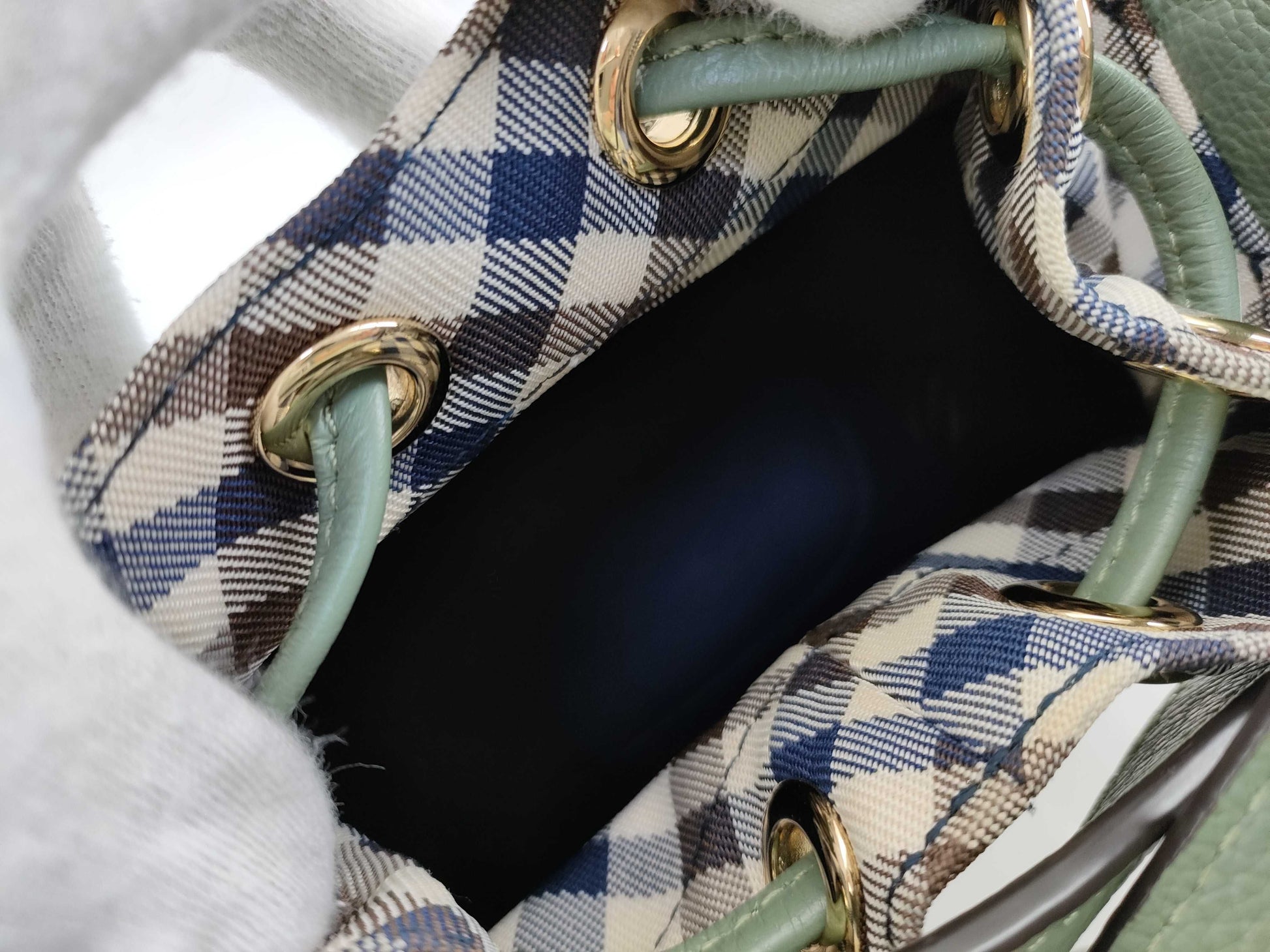 Aquascutum Check Shoulder Bag