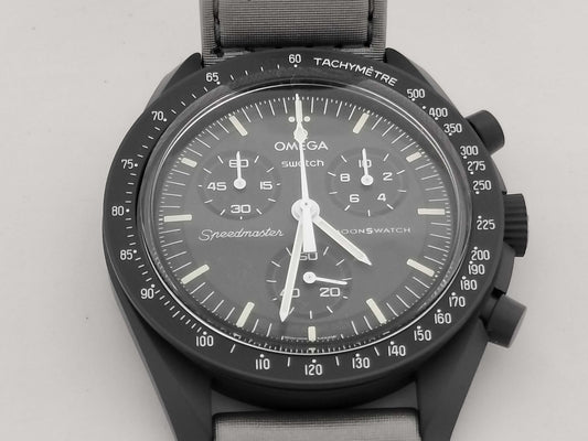 OMEGA Speedmaster Swatch Mercury SO33A100 Quartz Men's Watch