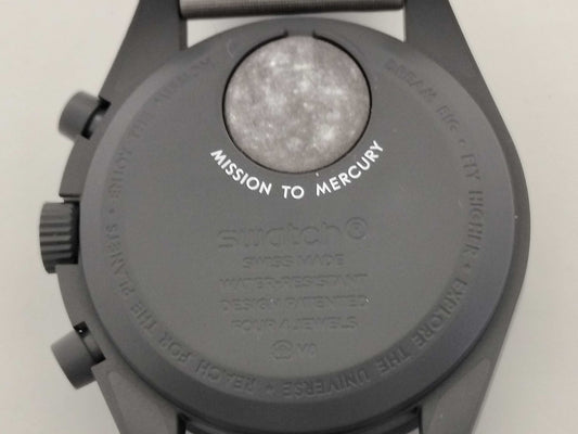 OMEGA Speedmaster Swatch Mercury SO33A100 Quartz Men's Watch