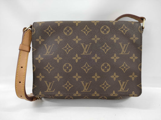 LOUIS VUITTON Monogram M51388 Musette Tango Shoulder Bag