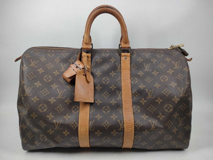 LOUIS VUITTON Monogram M41428 Keepall 45 Boston Bag