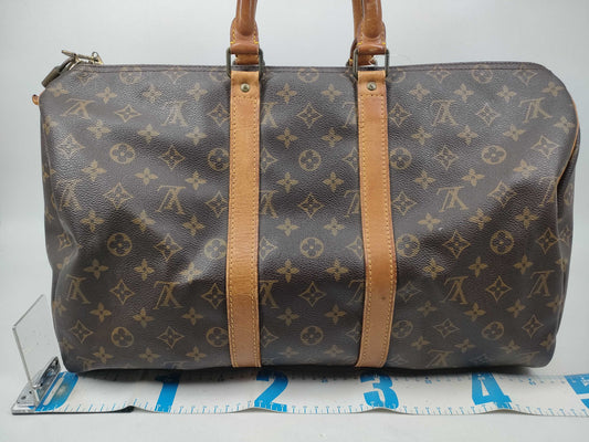 LOUIS VUITTON Monogram M41428 Keepall 45 Boston Bag