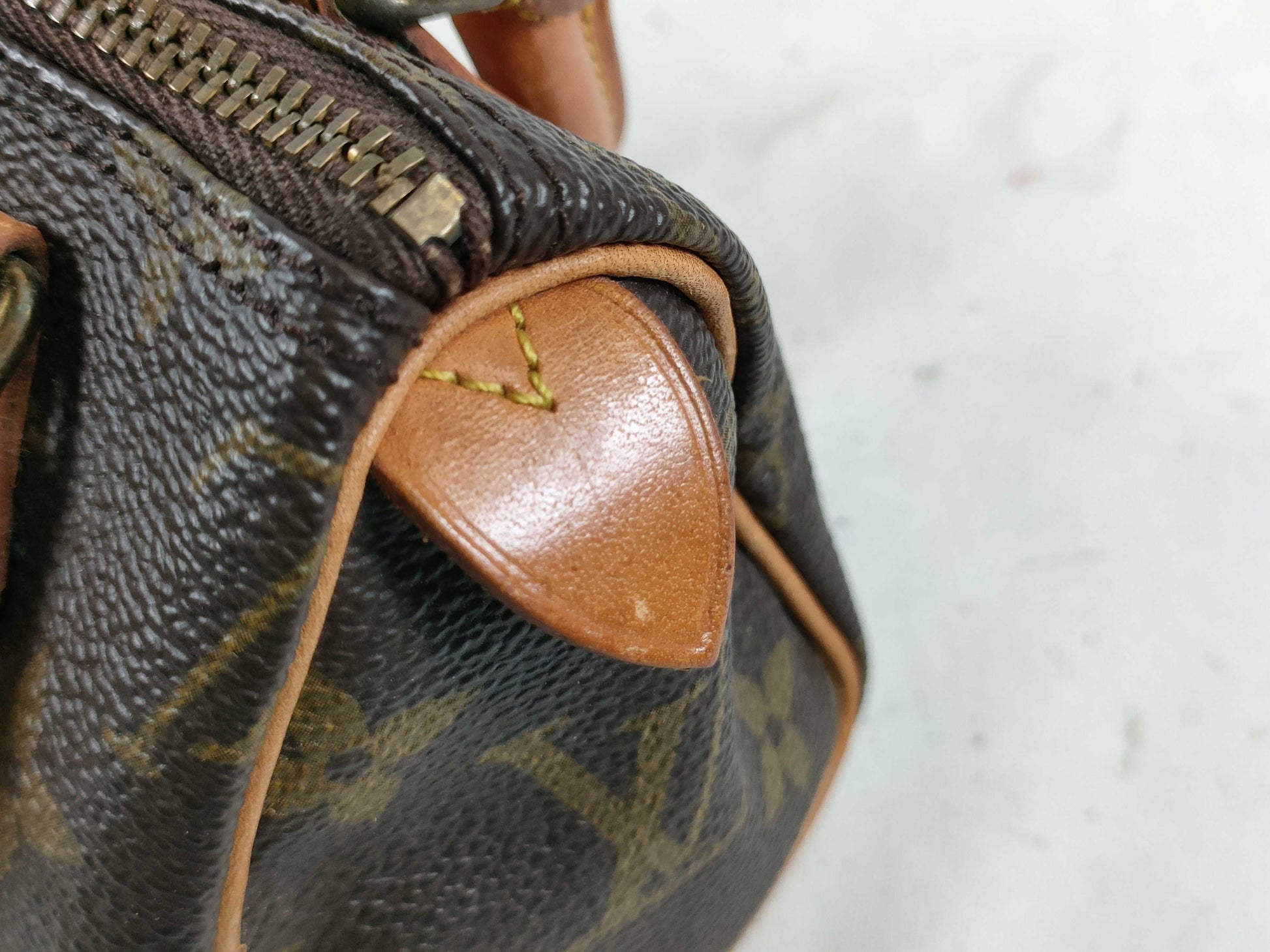 LOUIS VUITTON RFID Unverifiable, Serial Unverifiable Monogram Mini Speedy Pouch