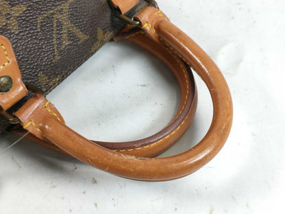 LOUIS VUITTON RFID Unverifiable, Serial Unverifiable Monogram Mini Speedy Pouch