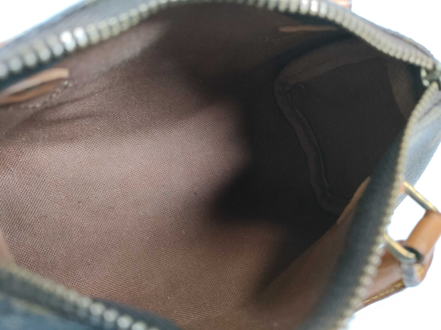LOUIS VUITTON RFID Unverifiable, Serial Unverifiable Monogram Mini Speedy Pouch