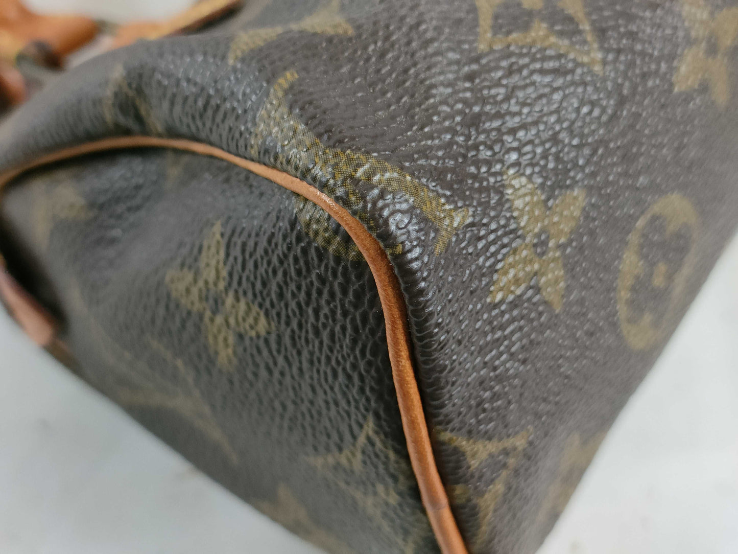 LOUIS VUITTON RFID Unverifiable, Serial Unverifiable Monogram Mini Speedy Pouch