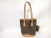LOUIS VUITTON Monogram M42238 Petit Bucket/Tote Bag with Pouch
