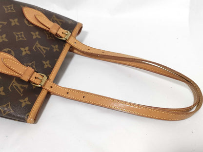 LOUIS VUITTON Monogram M42238 Petit Bucket/Tote Bag with Pouch