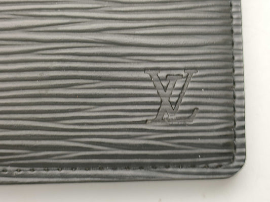 LOUIS VUITTON Epi R20052 Agenda PM Noir Notebook Cover