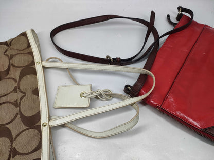 COACH Signature Kate Spade 4-Piece Shoulder Bag Set