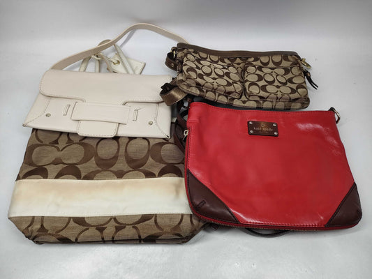 COACH Signature Kate Spade 4-Piece Shoulder Bag Set