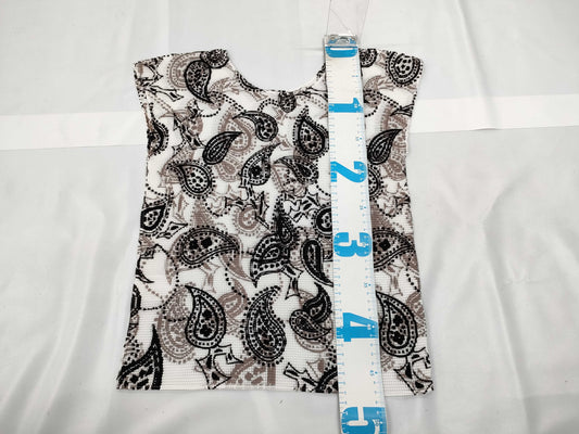 ISSEY MIYAKE me Paisley Print Tops Tops