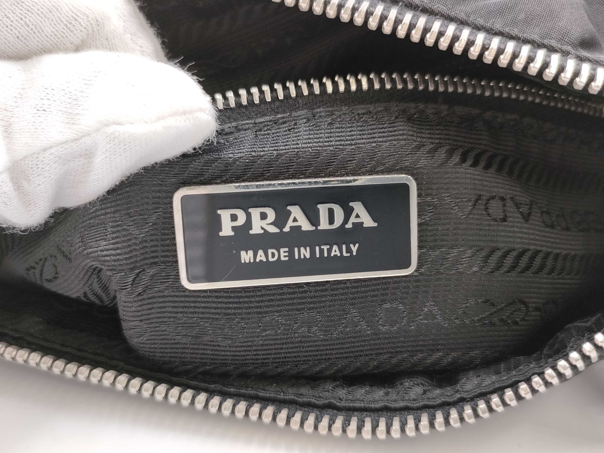 PRADA nylon shoulder bag