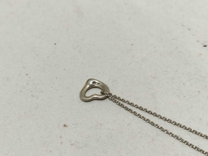 Tiffany & Co. Open Heart 925 Stamped Open Heart Necklace 2.2g Necklace