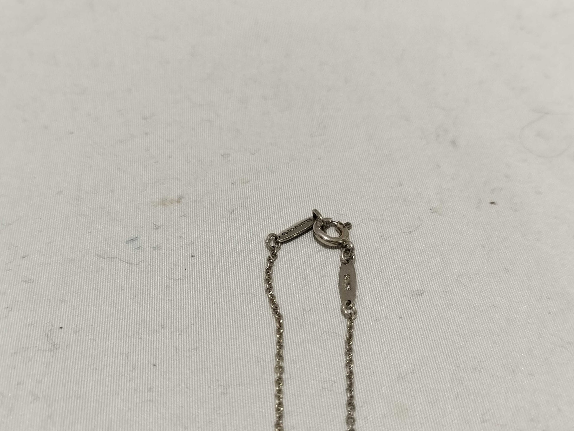 Tiffany & Co. Open Heart 925 Stamped Open Heart Necklace 2.2g Necklace