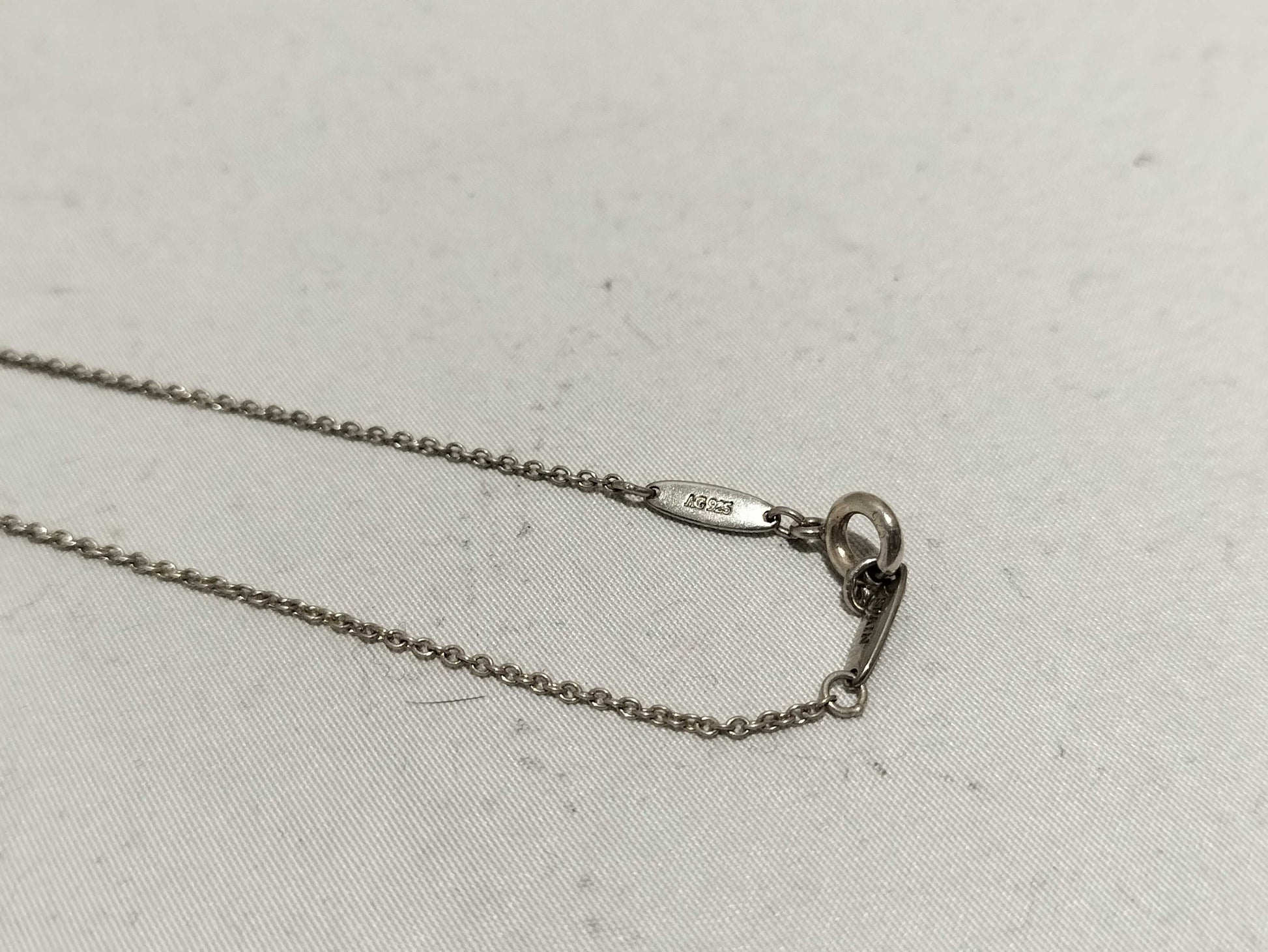 Tiffany & Co. Open Heart 925 Stamped Open Heart Necklace 2.2g Necklace