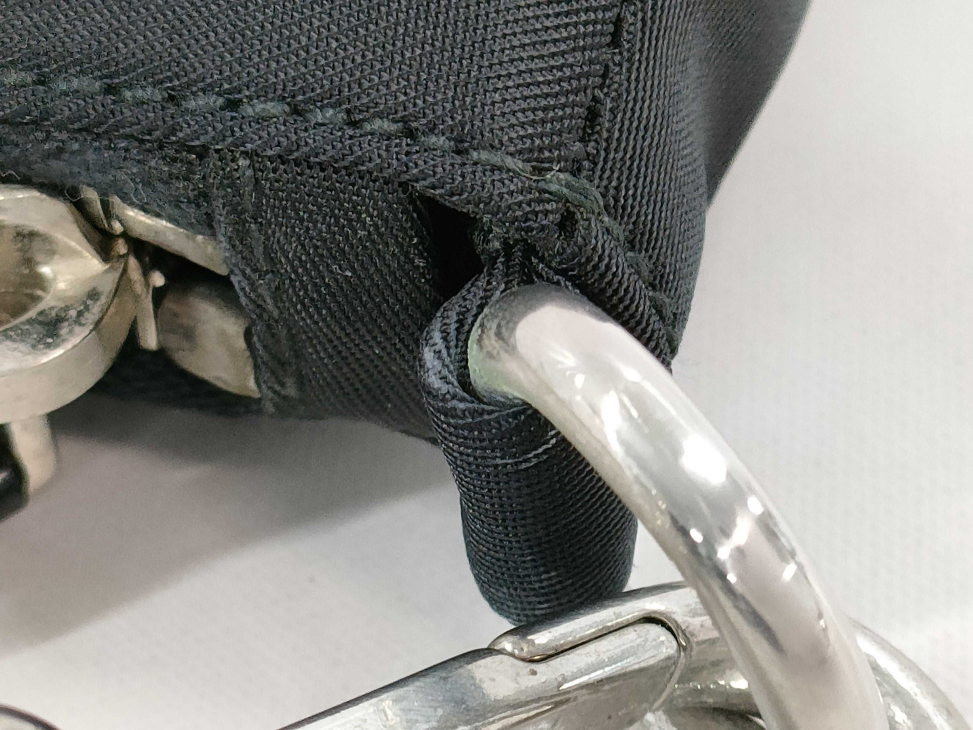 PRADA Nylon Shoulder Bag with Floral Print