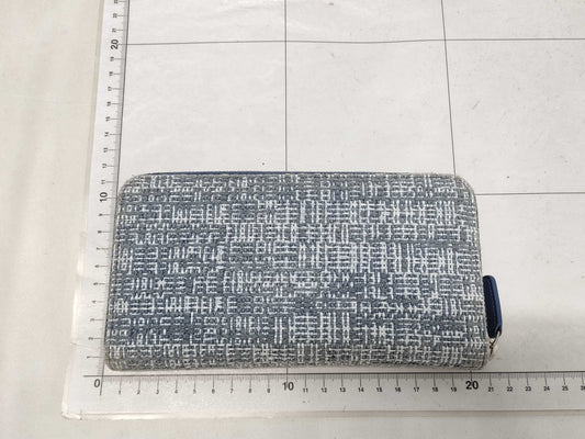 CHANEL Tweed Round Wallet
